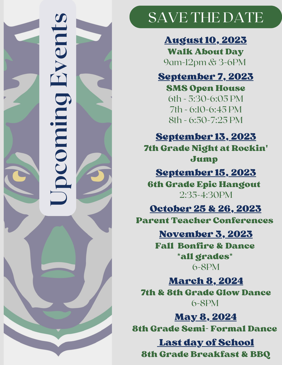 Calendar of Events