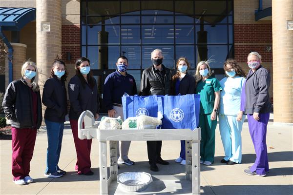 Hough Ortho Turkey dinner donation 